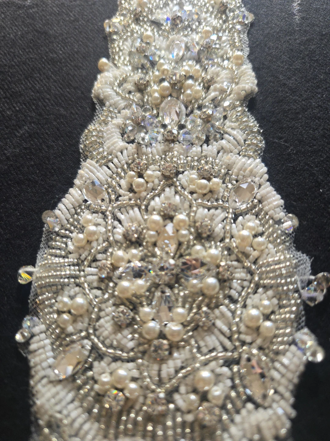 Embellished Trim with Pearls and Crystals - photo 2