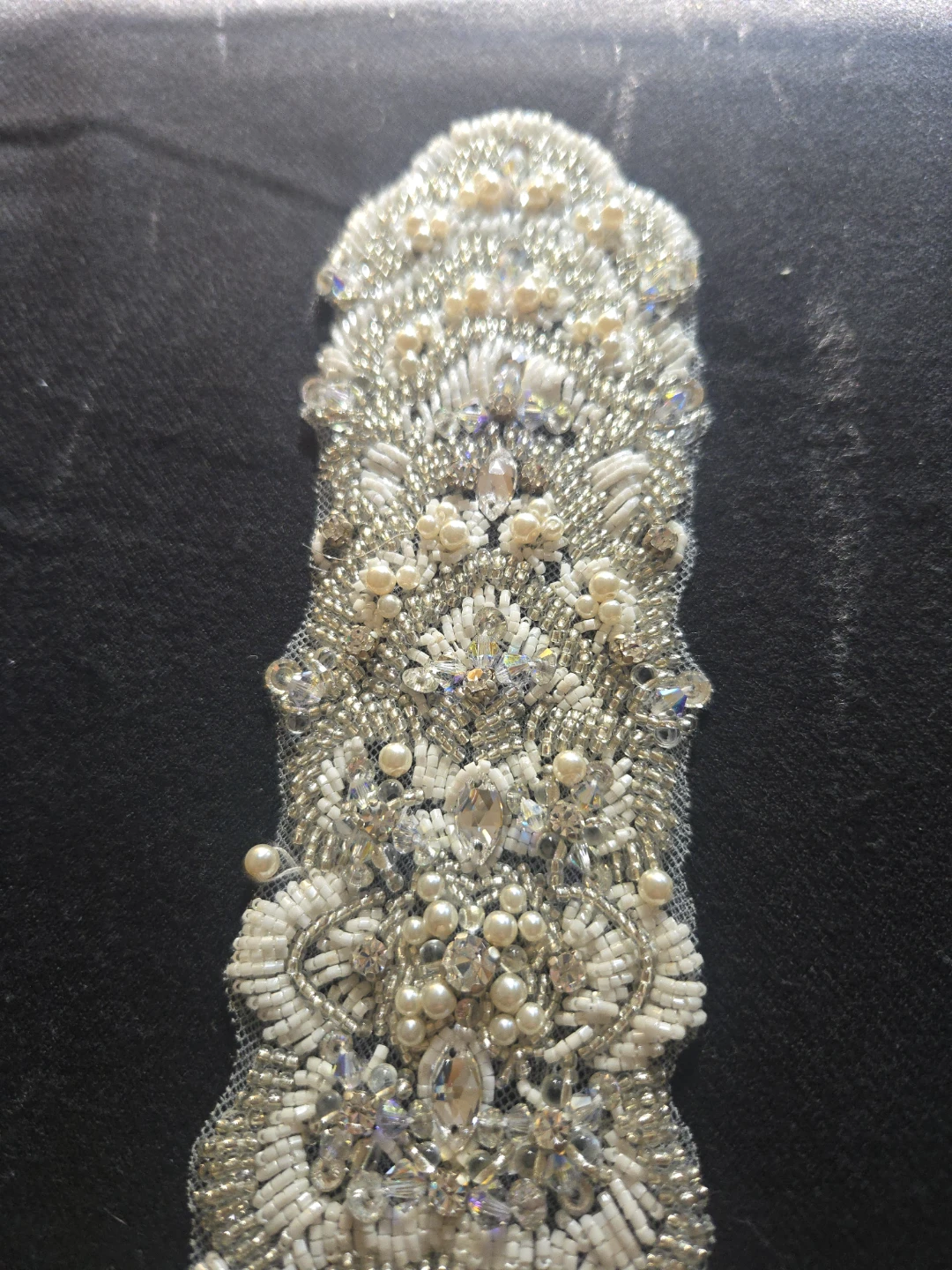 Embellished Trim with Pearls and Crystals - photo 4