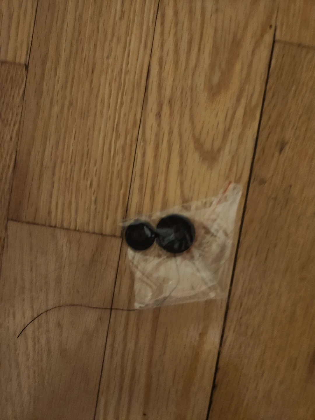 Two Black Buttons
