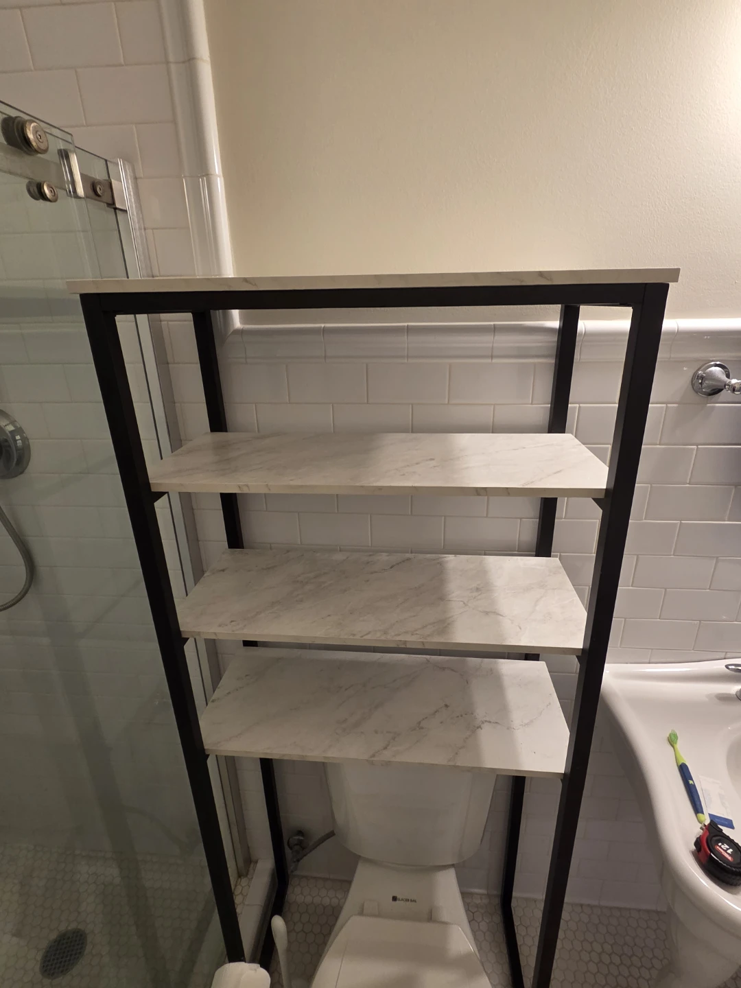 3-Shelf Over-the-Toilet Storage - photo 2