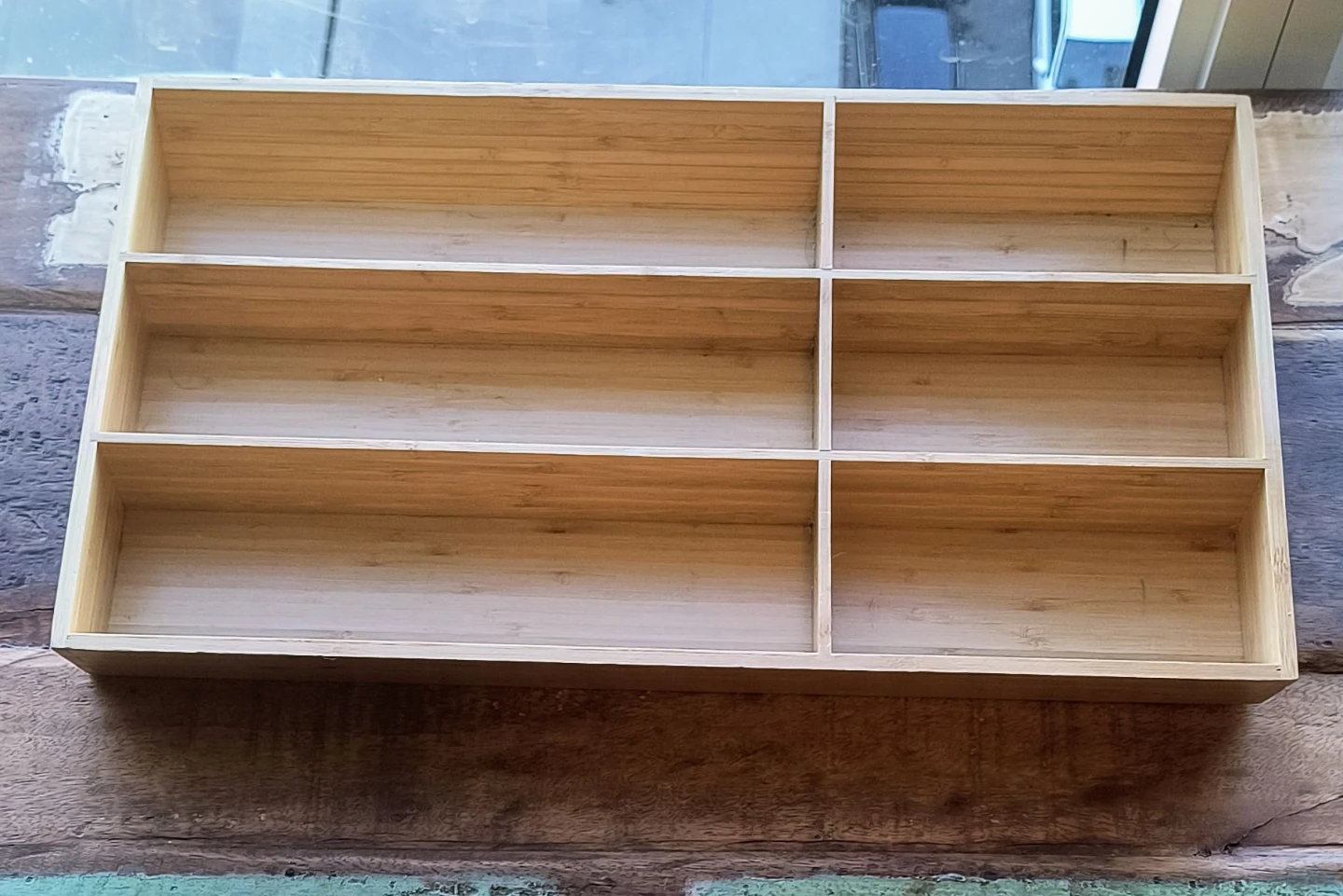 Ikea Bamboo 6-Compartment Organizer Tray - photo 2
