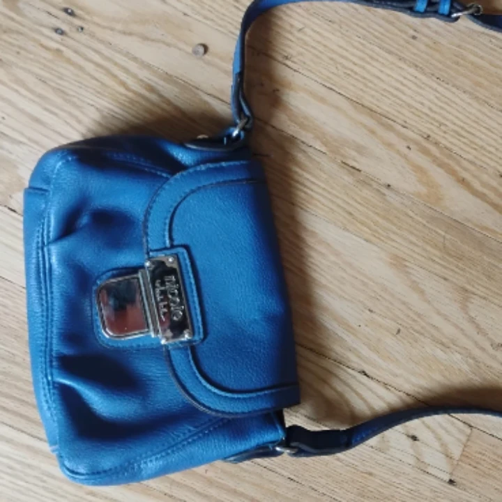 Nicole Lee Blue Leather Crossbody Bag - photo 4