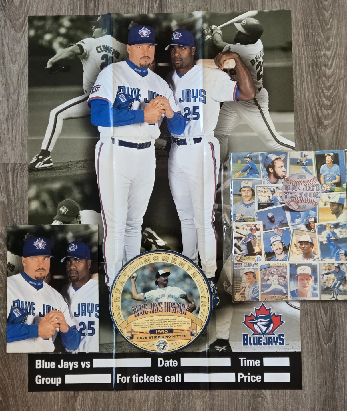 Toronto Blue Jays 1983 Yearbook and Memorabilia Lot
