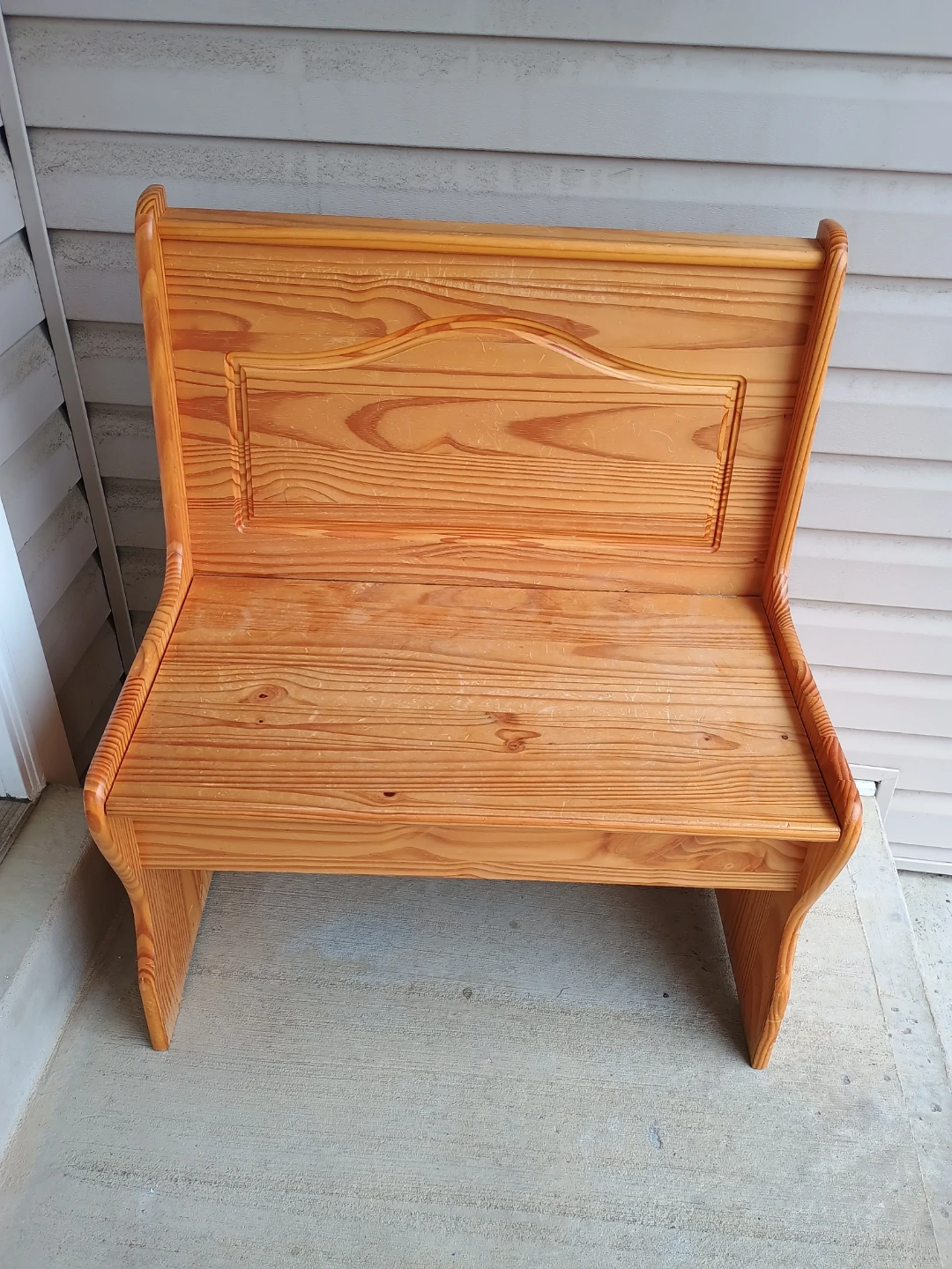 Pine Storage Bench