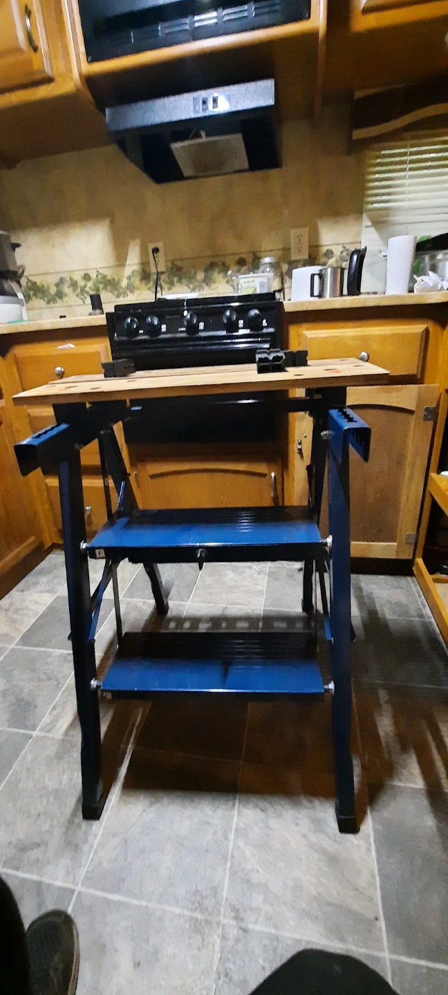 Mastercraft Folding Workbench with Clamps - photo 2