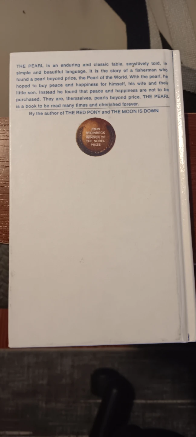 Steinbeck The Pearl Paperback Book - photo 2