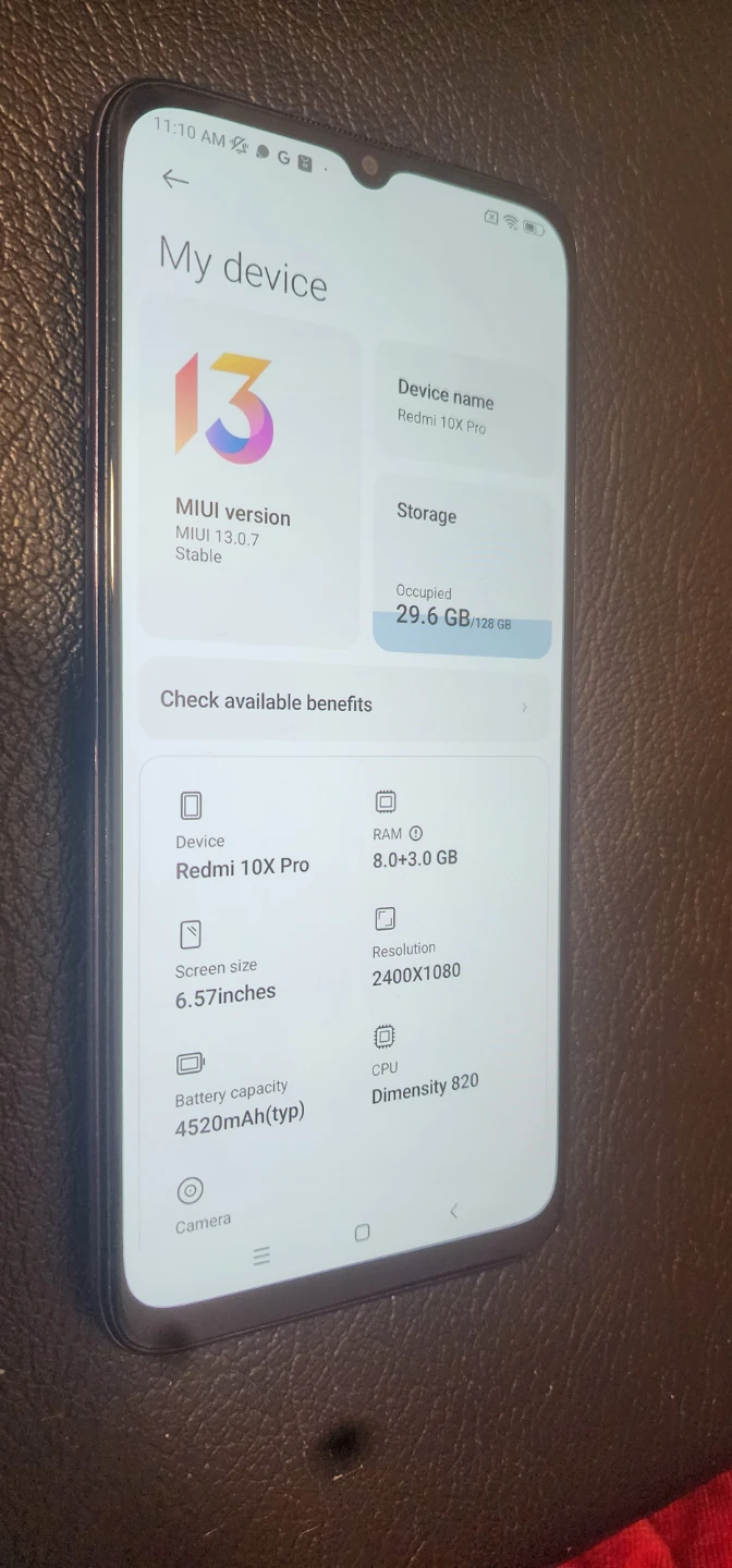 Redmi 10X Pro Smartphone - 128GB - photo 3
