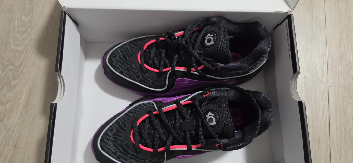 Nike KD 16 Basketball Shoes - Black/Purple Pathway Royalties - photo 2