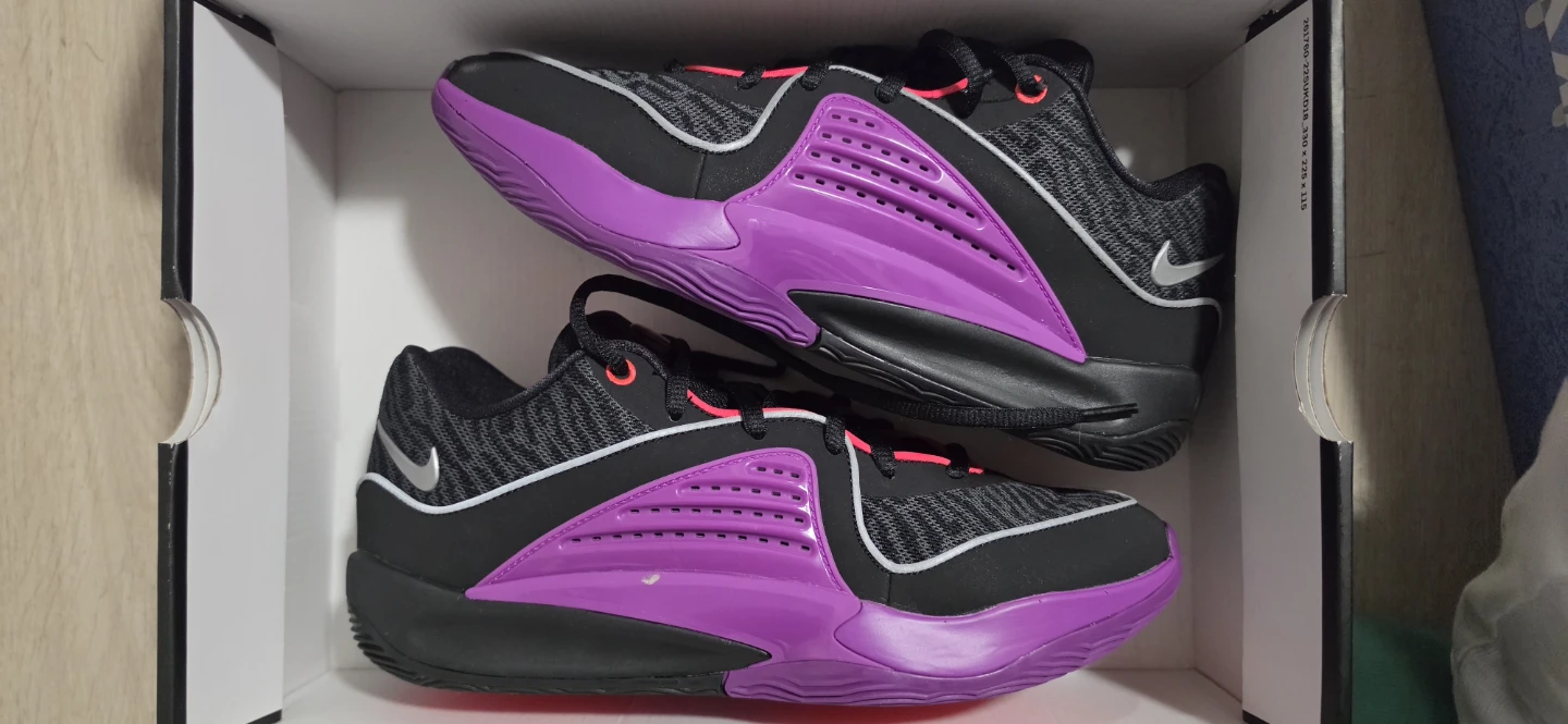 Nike KD 16 Basketball Shoes - Black/Purple Pathway Royalties - photo 4