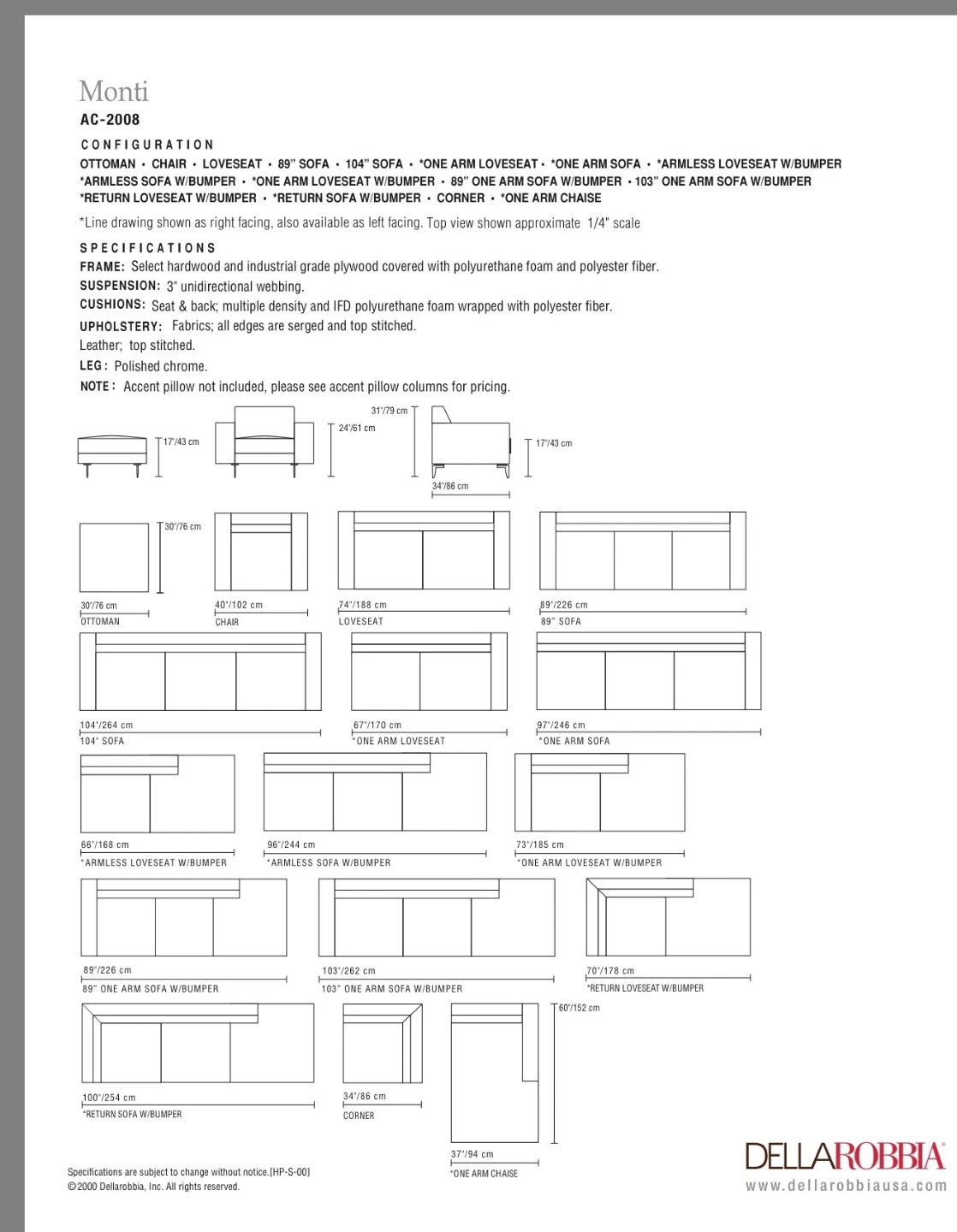 Dellarobia Monti Sectional Sofa - photo 5