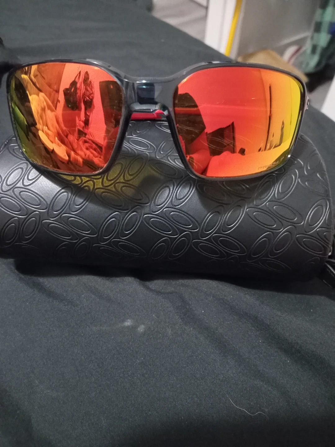 Oakley Sunglasses with Red Accents