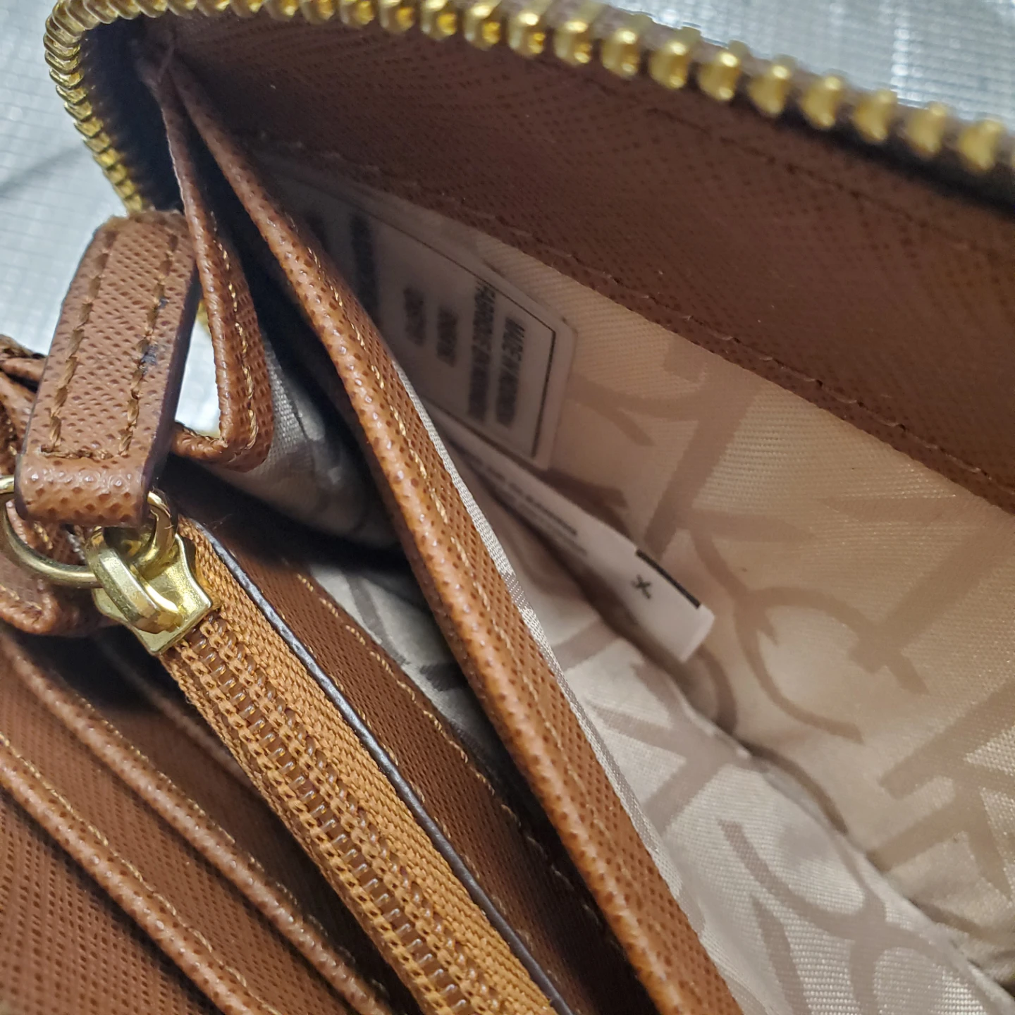 Calvin Klein Zip Around Wallet - Brown Monogram - photo 5