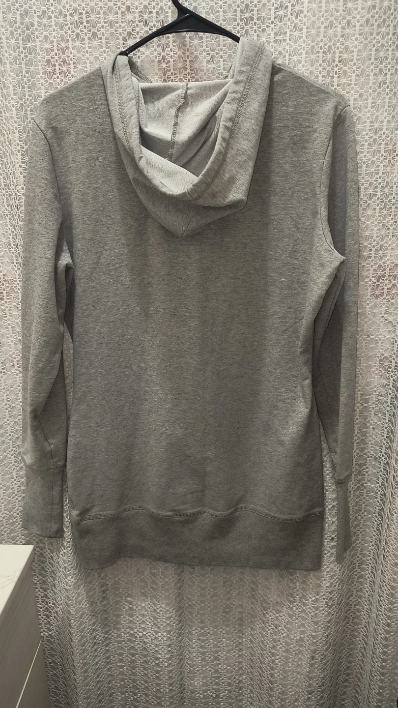 Gray Nike Graphic Zip-Up Hoodie - photo 2