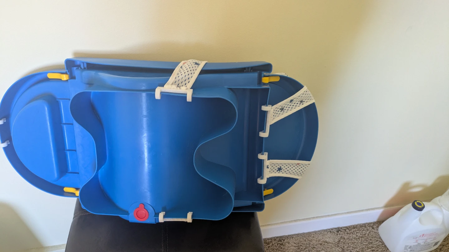 Blue Baby Bath Tub with Star Sling - photo 5