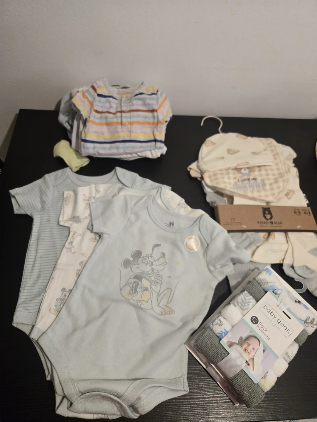 Disney Baby & Rabbit Bear Baby Clothes Bundle
