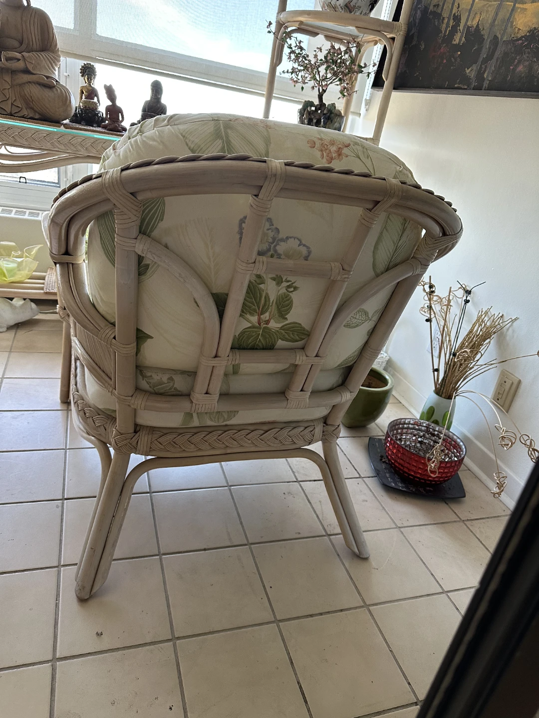 Pair Of Wicker Chairs - photo 4
