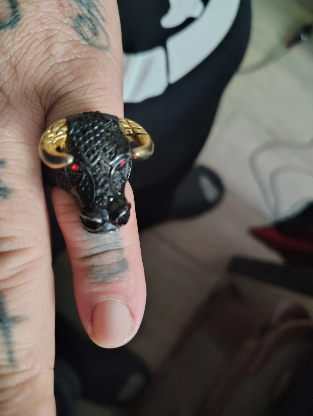 Bull Head Ring
