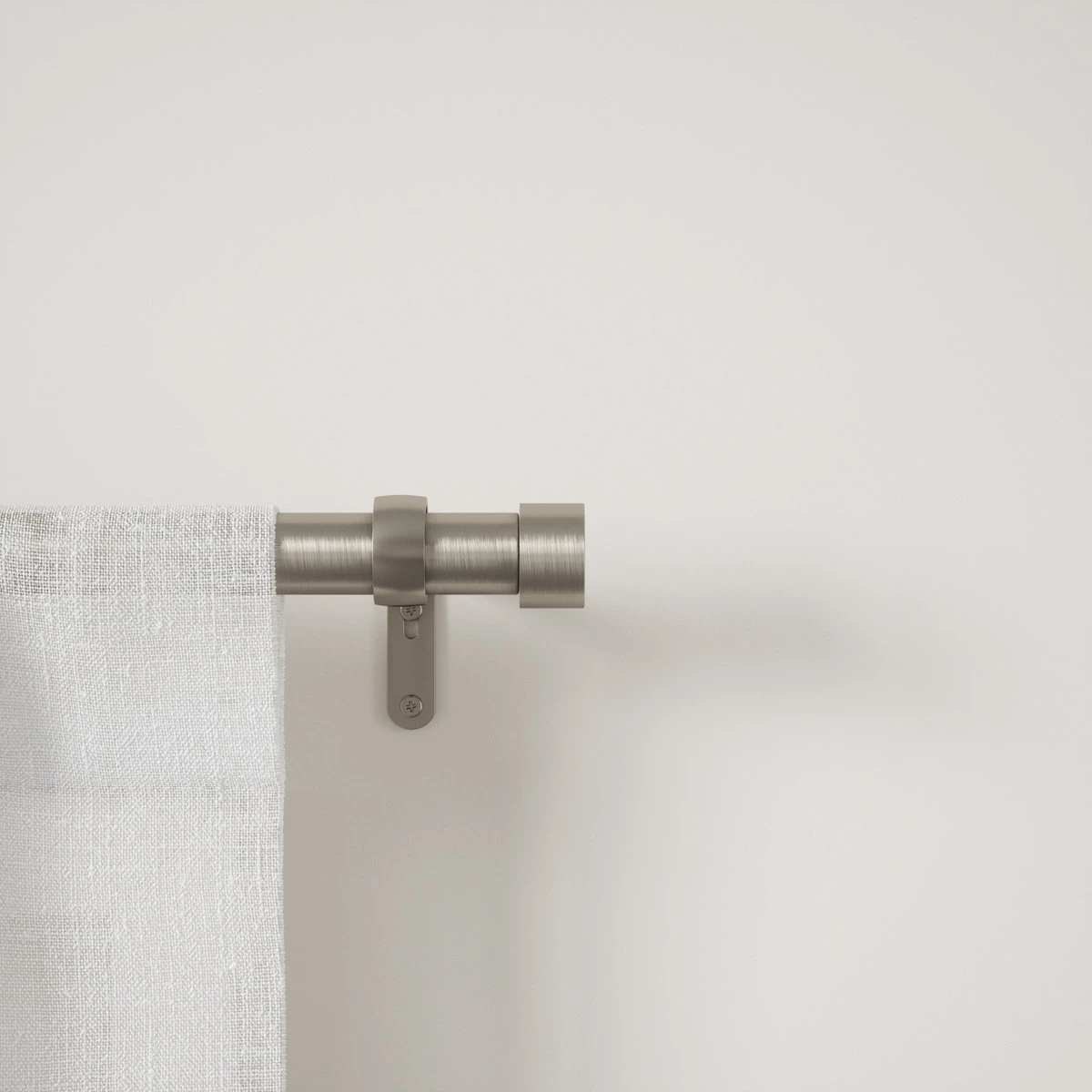 NEW Umbra Cappa Adjustable Curtain Rod - Nickel