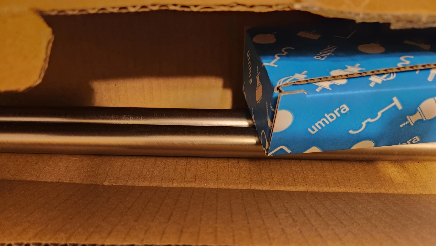 NEW Umbra Cappa Adjustable Curtain Rod - Nickel - photo 3