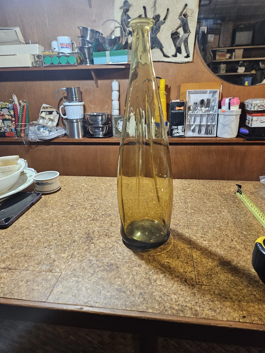 Amber Glass Bottle - photo 2