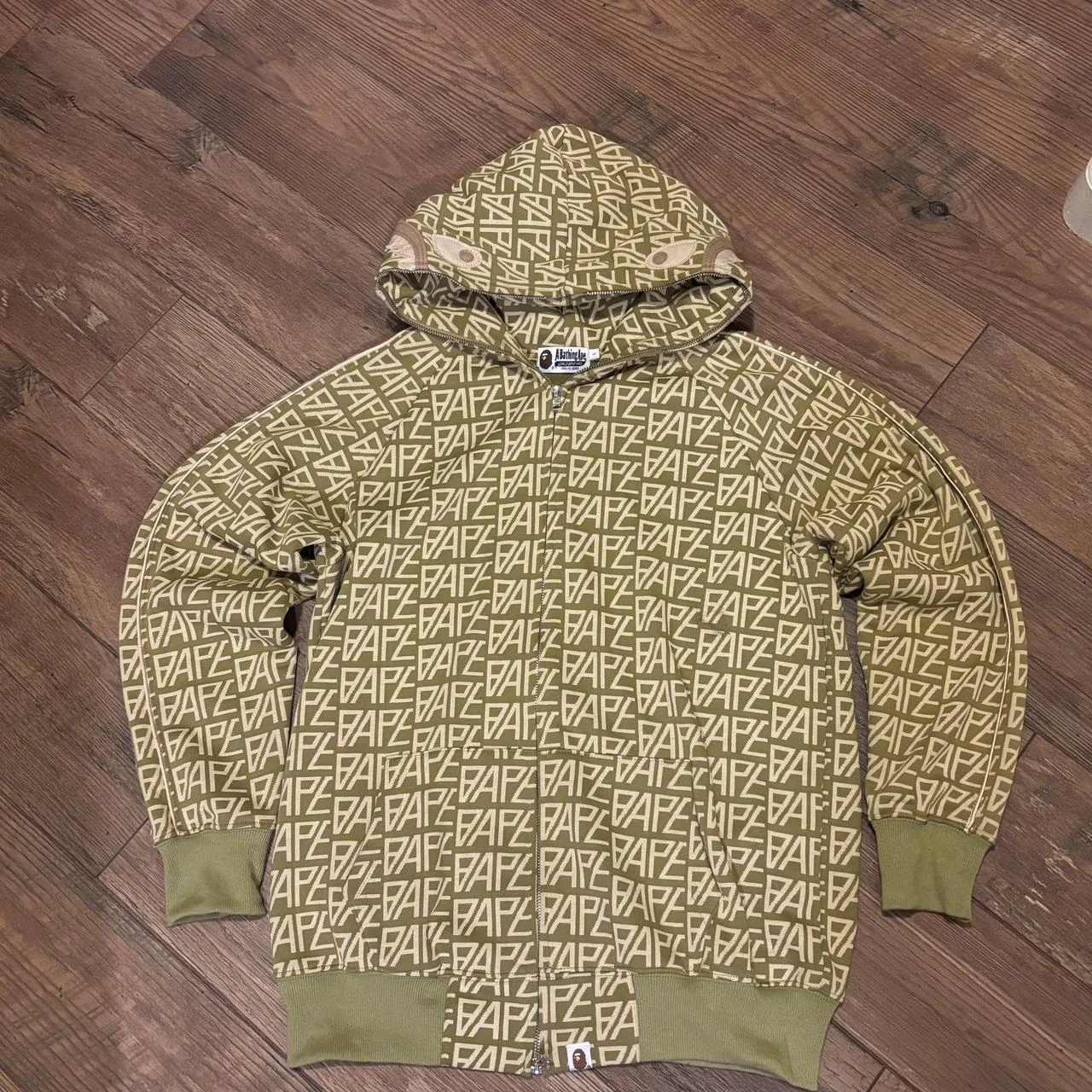 A Bathing Ape Full Zip Hoodie BAPE Camo