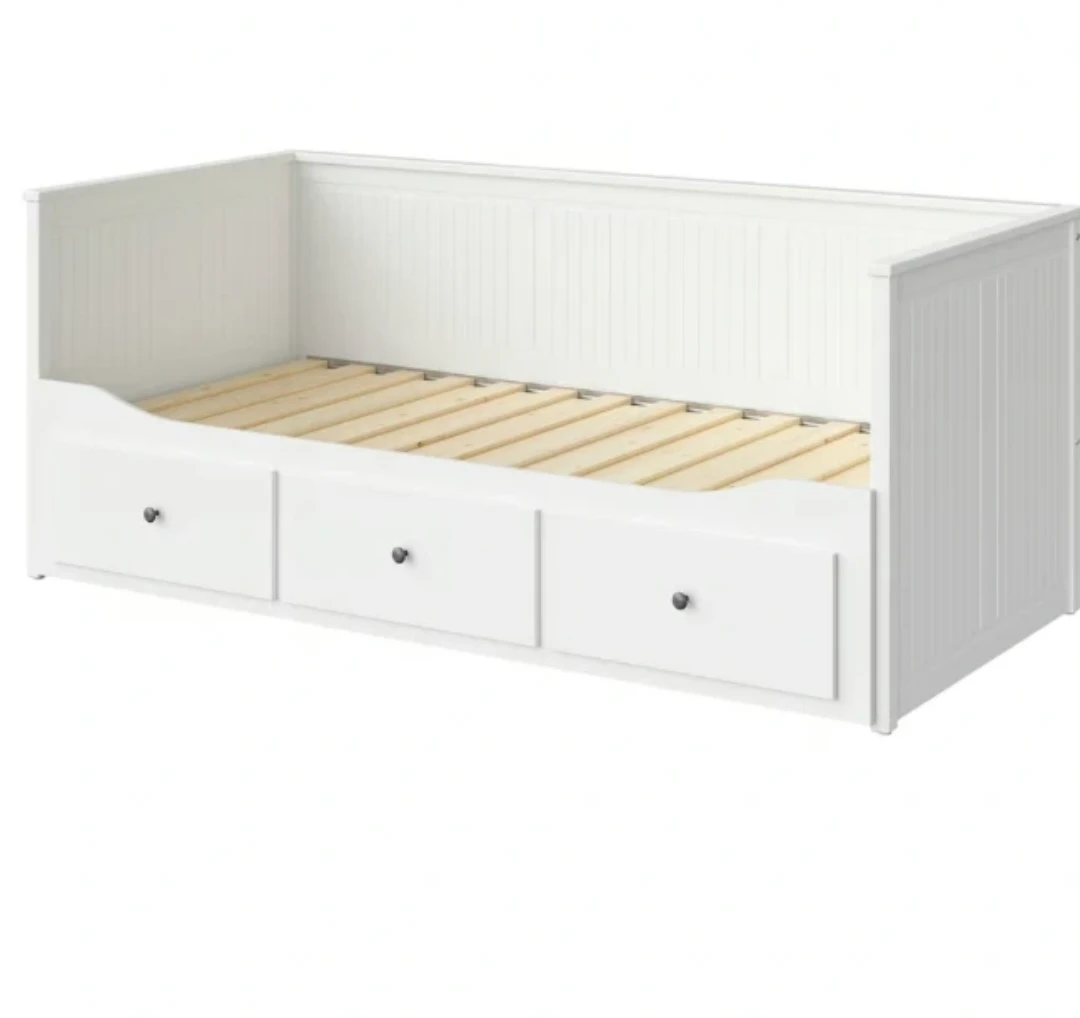 IKEA sofa king size bed White Daybed with 3 Drawers
