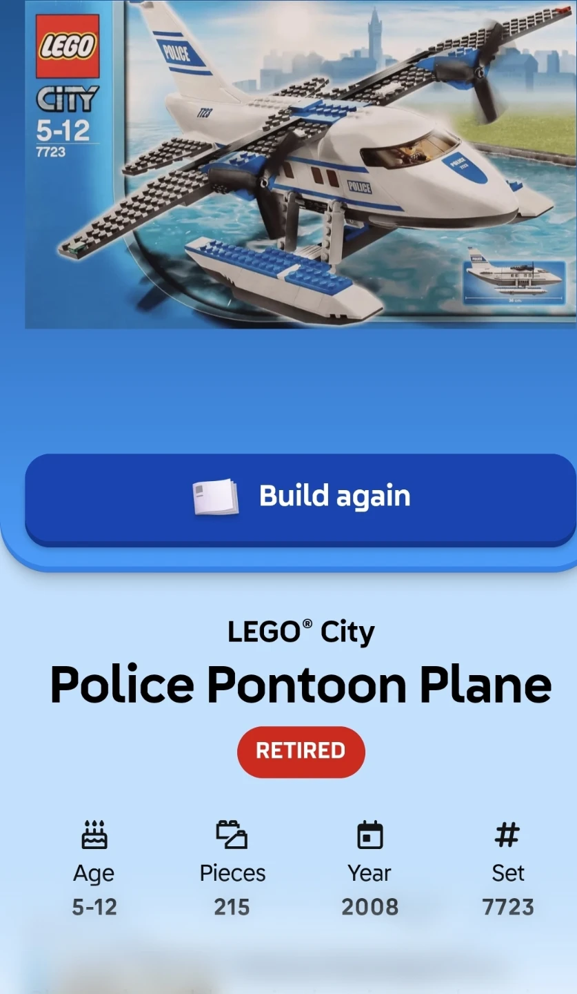 LEGO City Police Pontoon Plane 7723 - photo 2