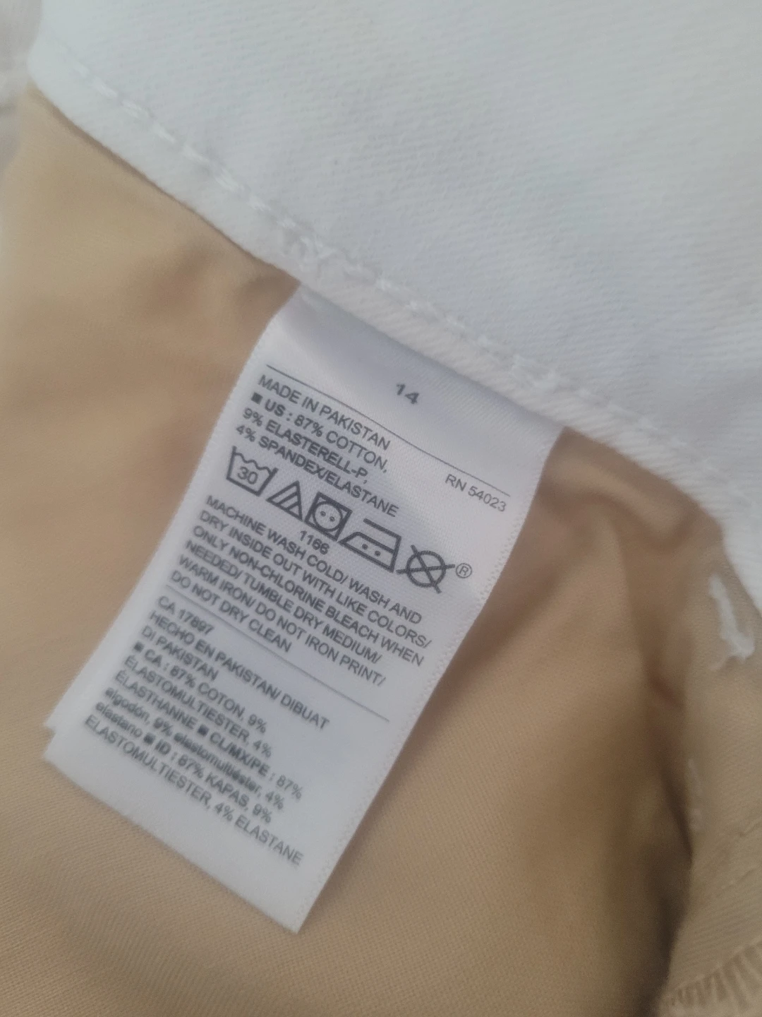 Old Navy Rockstar Super Skinny Jeans White Size 14 - photo 4