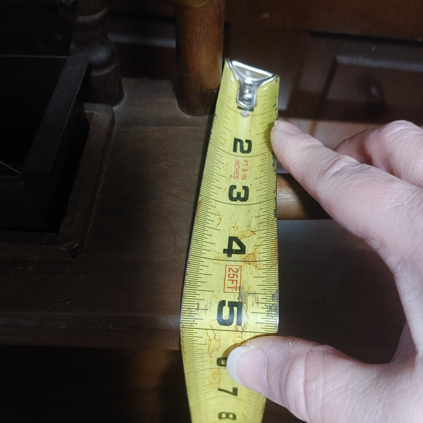 Vintage Wooden Spinning Wheel - photo 4