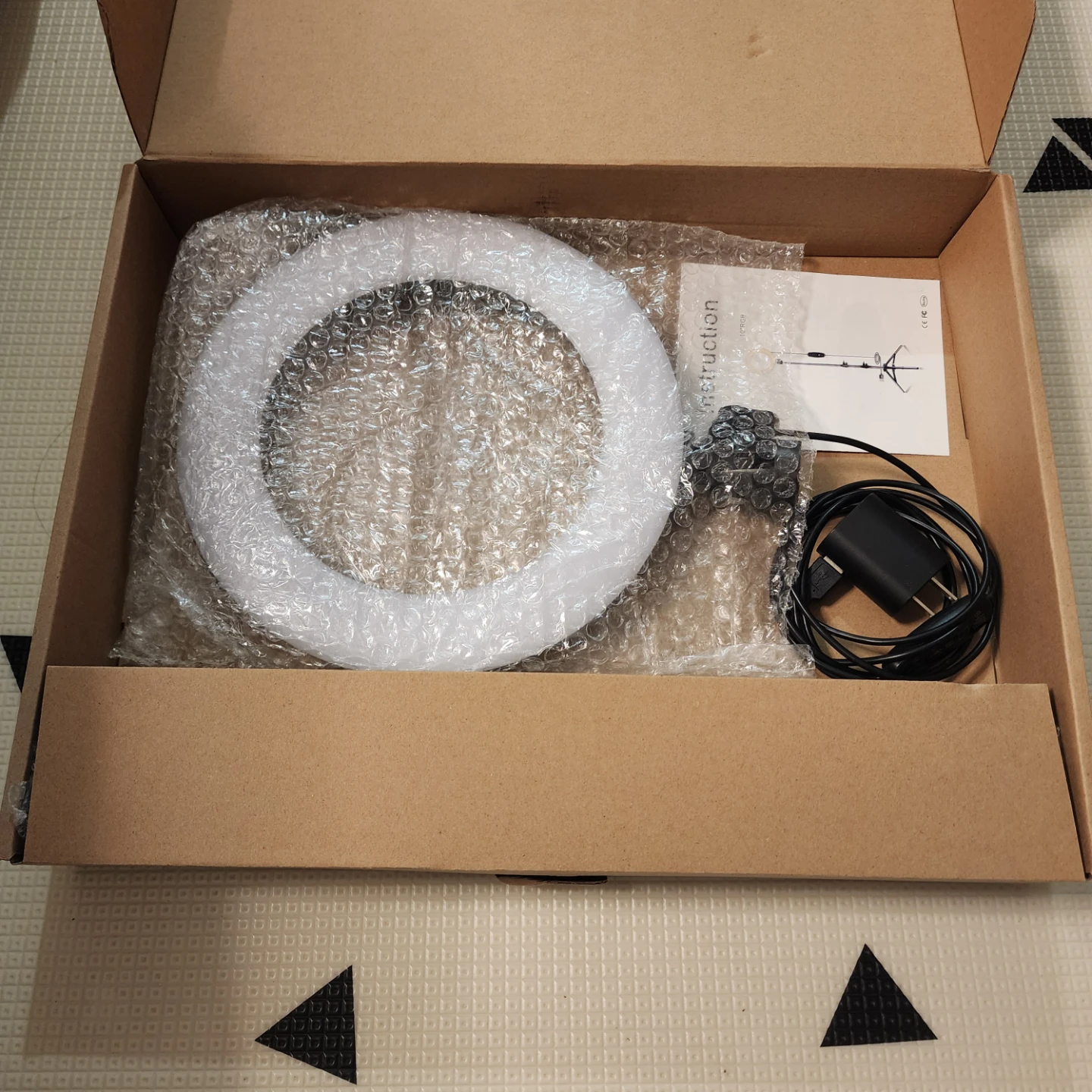 MATACRU 10" RGB Selfie Ring Light for Video Recording - photo 2