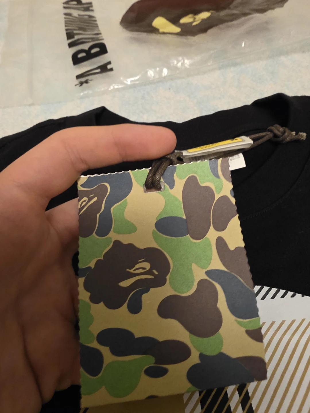 A Bathing Ape Check Tee Bape x Burberry Shirt Medium - photo 5