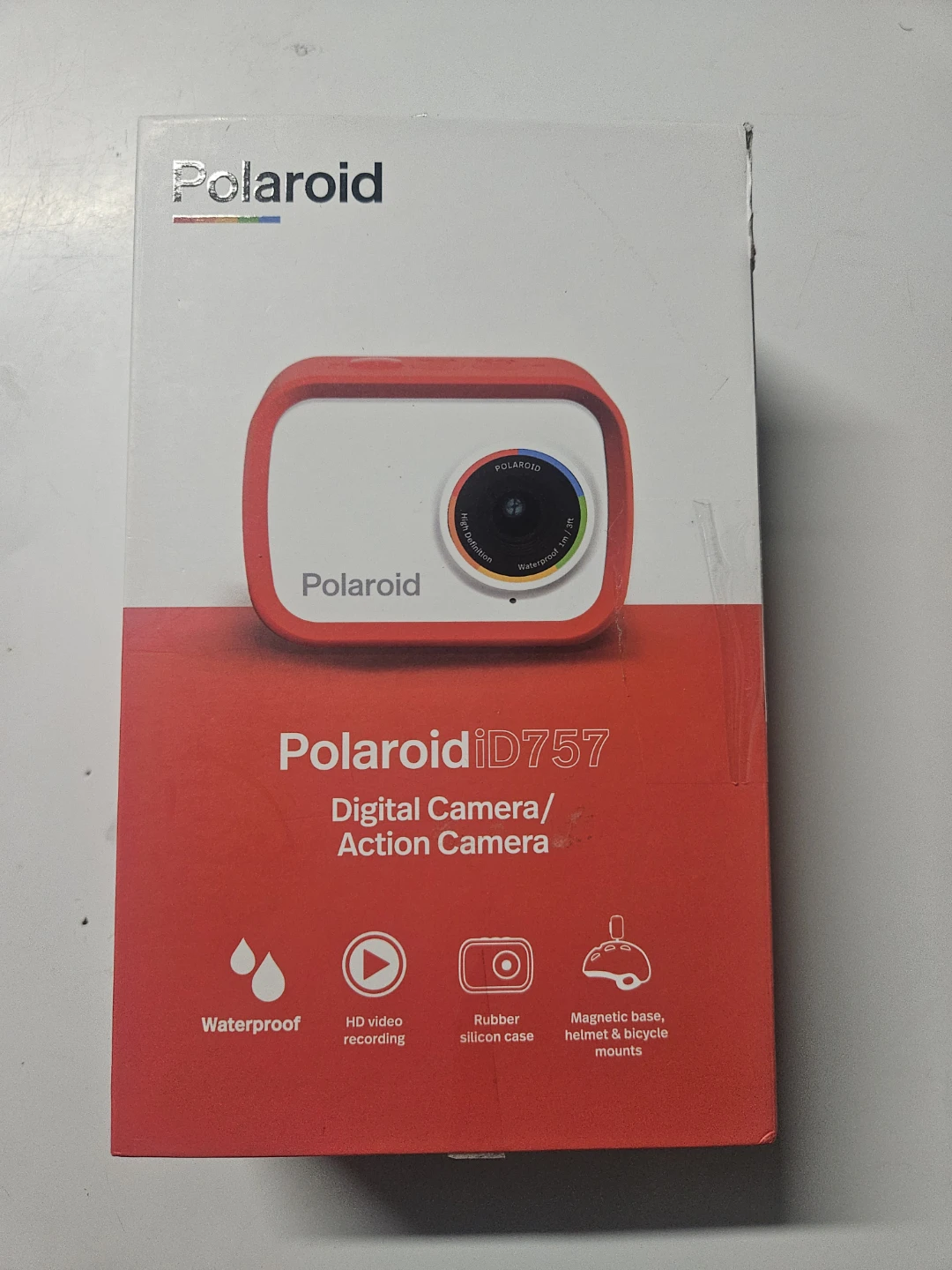 Polaroid ID757 Digital Camera/Action Camera - Red