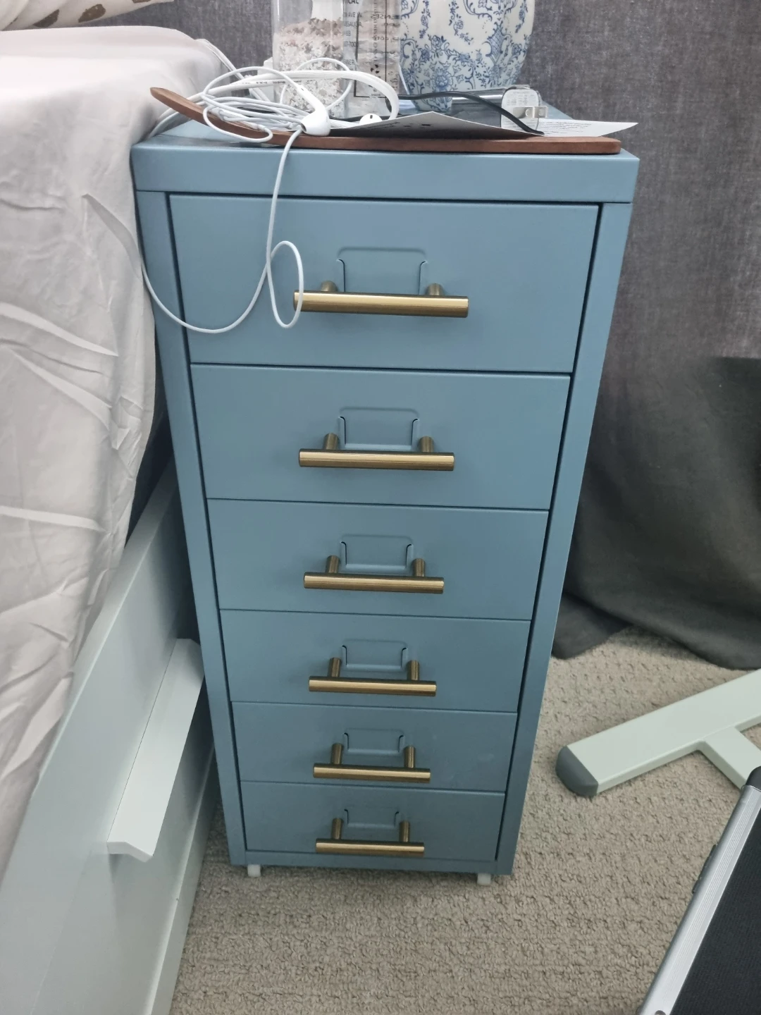 IKEA HELMER 6-drawer chest on casters - photo 2