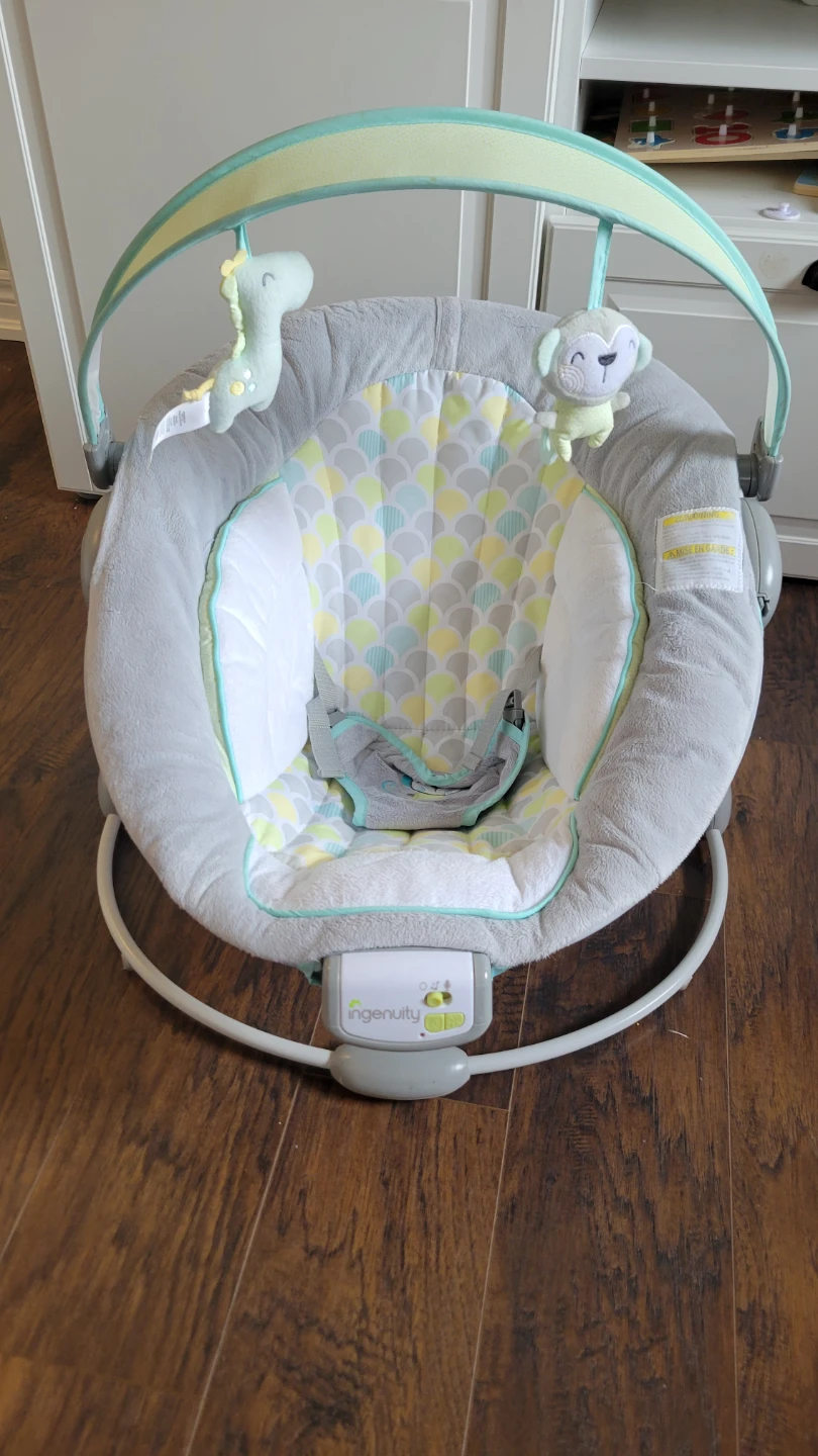 Ingenuity Baby Bouncer Seat with Toys