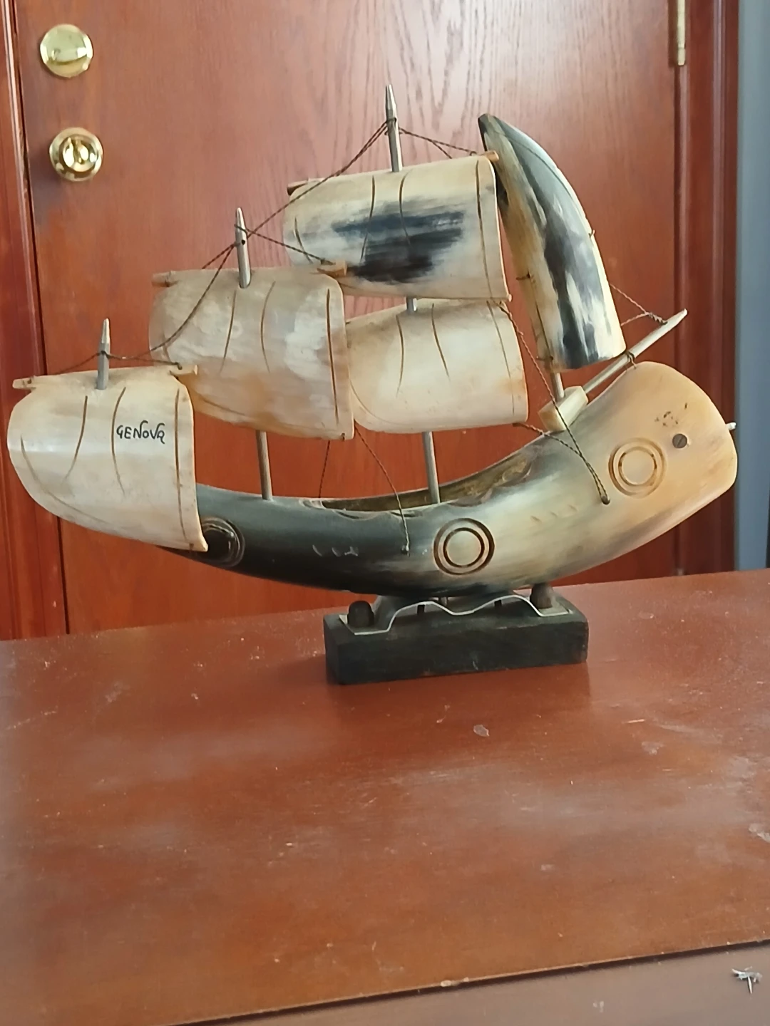 Decorative Horn Ship "GENOVA" - photo 2