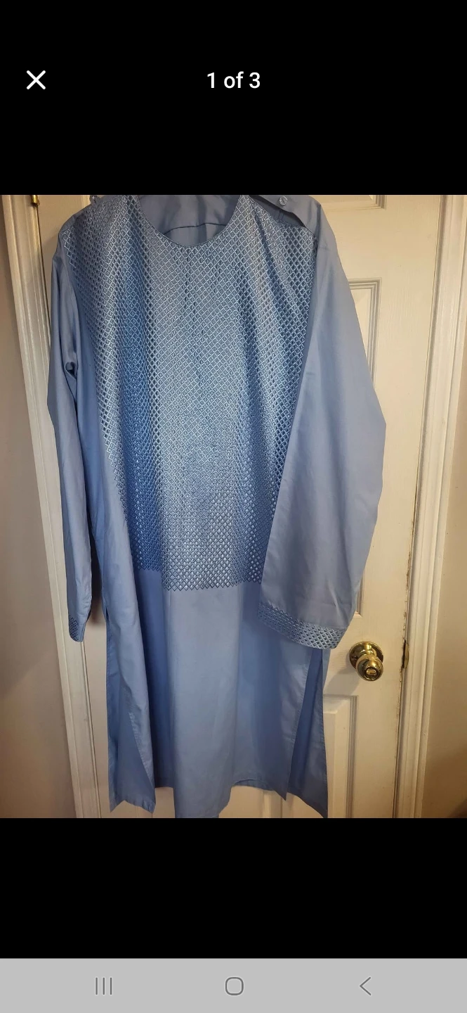 Light Blue Men's Kurta