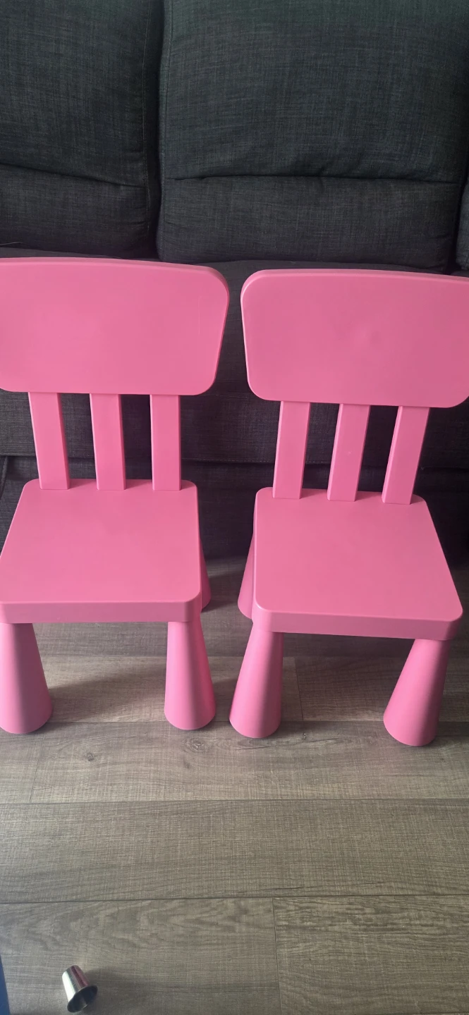 Children's table/desk with chairs - photo 4