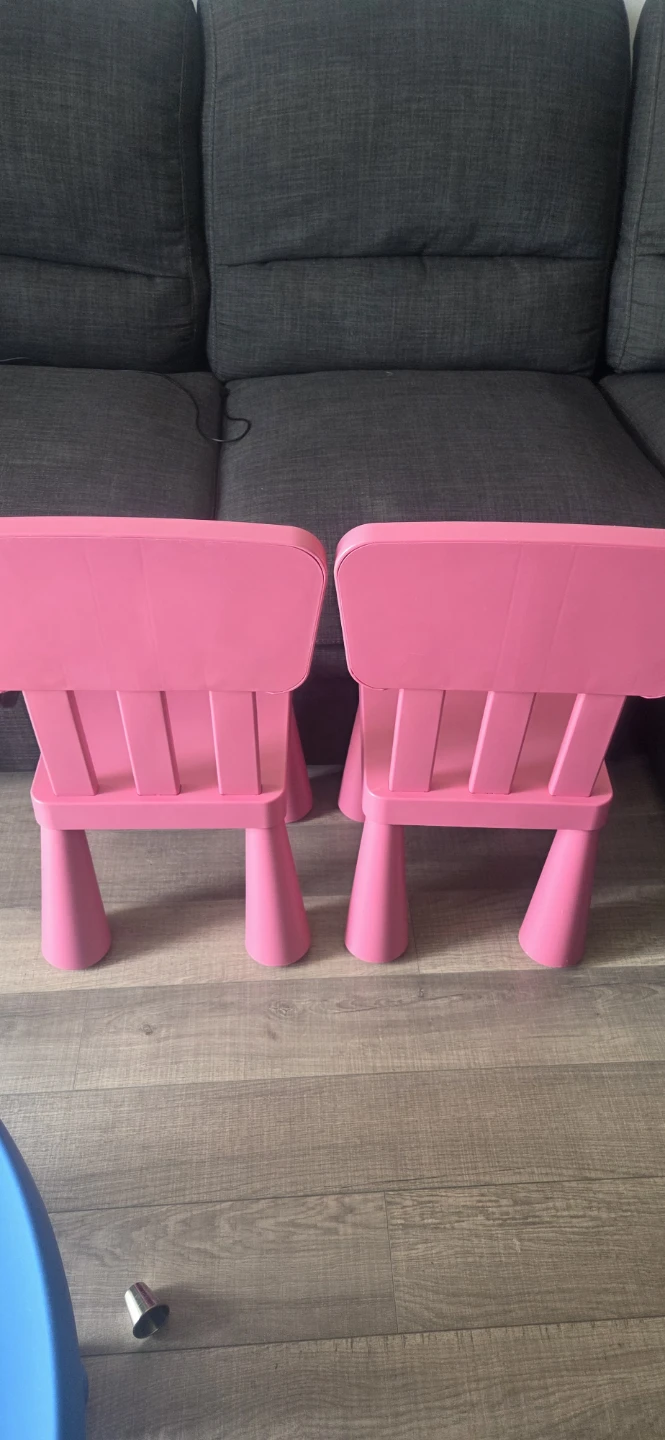 Children's table/desk with chairs - photo 5