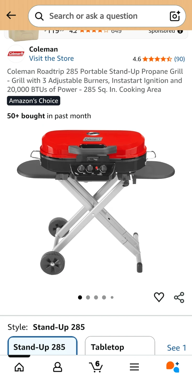 Coleman Roadtrip 285 Portable Propane Grill - photo 2