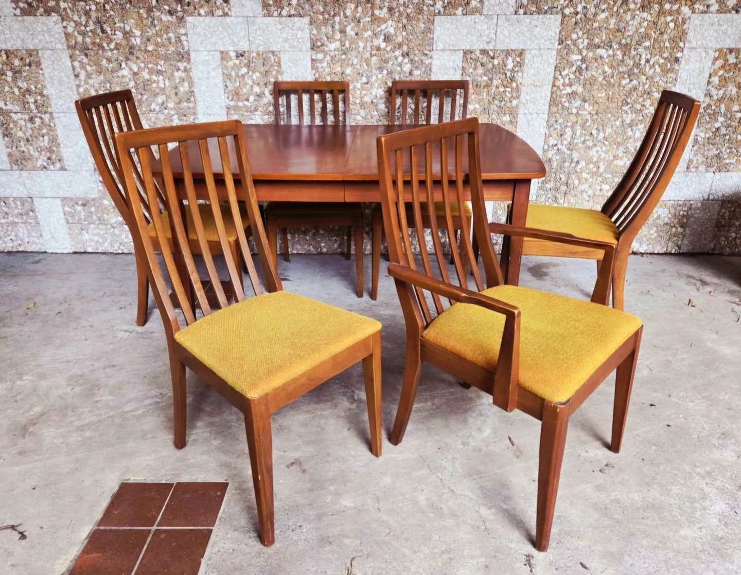 MCM Solid Walnut Dining Set (Price For Set) - photo 2
