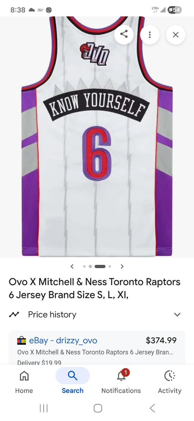 OVO x Mitchell & Ness Toronto Raptors Drake Jersey - photo 4