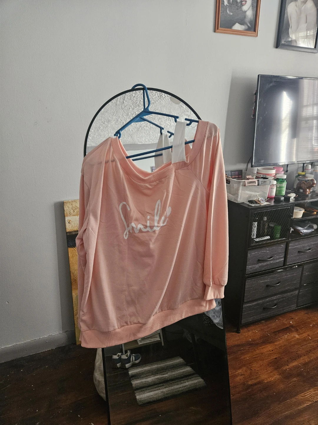 Peach "Smile" Sweatshirt - photo 3