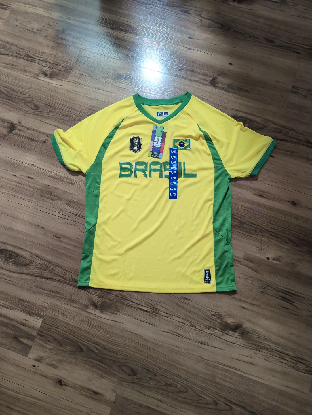 FIFA official 2026 Brazil Soccer Jersey L/G - photo 2