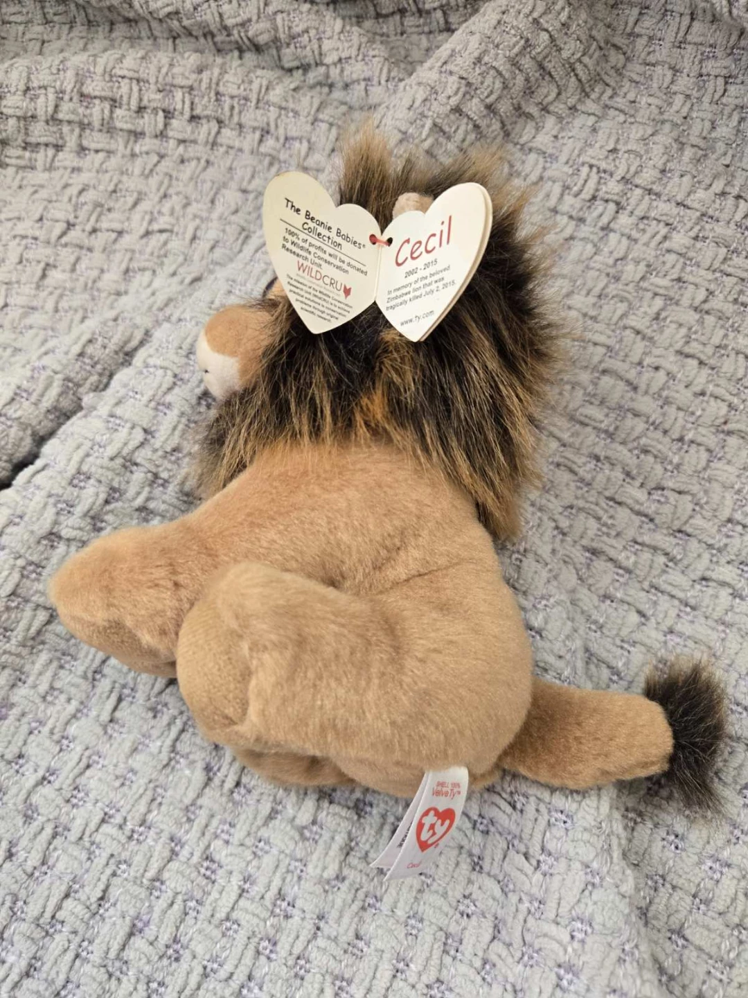 Ty Beanie Babies Cecil the Lion Plush - photo 3