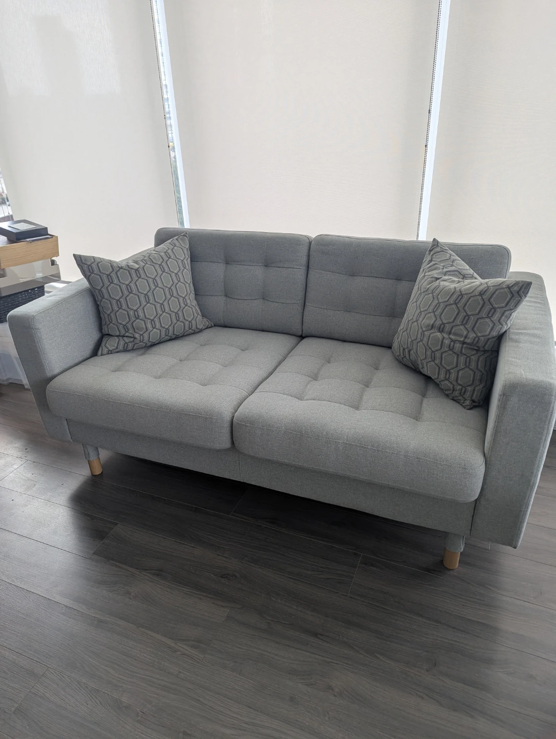 Ikea MORABO Loveseat sofa and Footstool - photo 3