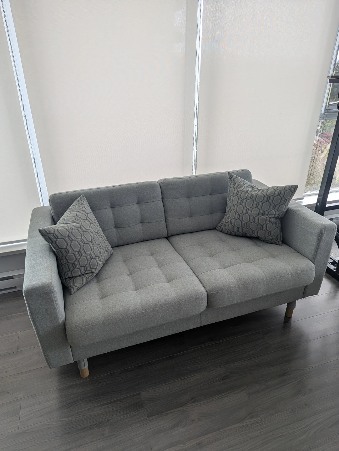 Ikea MORABO Loveseat sofa and Footstool - photo 4