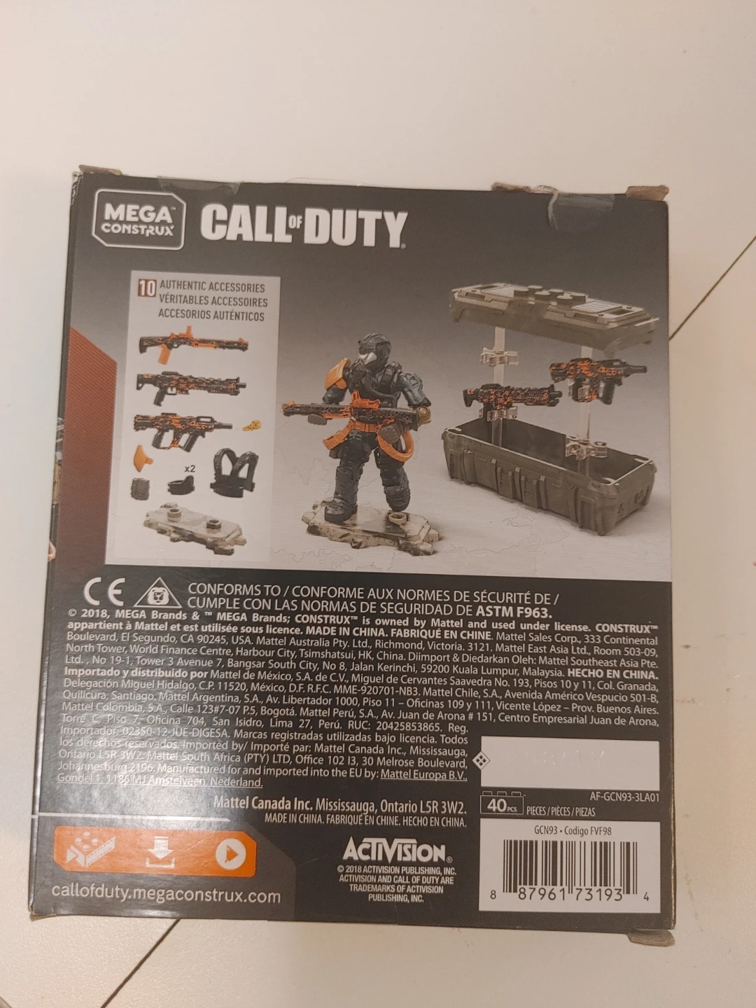 Mega Construx Call of Duty Firebreak Weapon Crate 40 pcs - photo 2