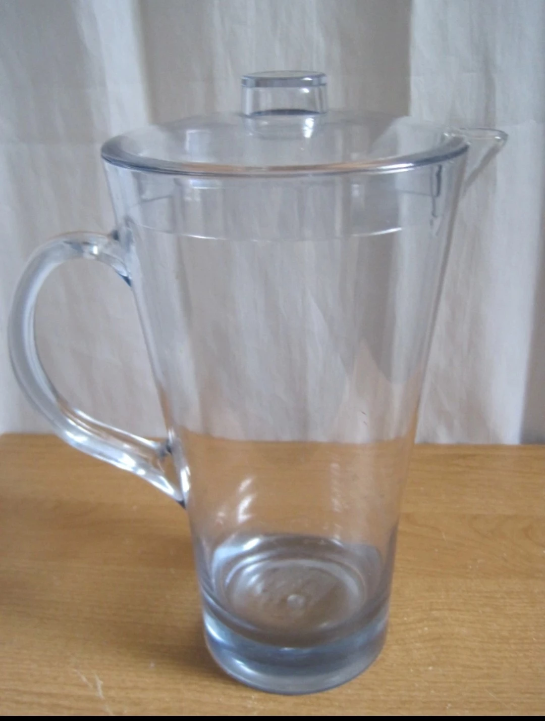 Clear KSP Acrylic Pitcher with Lid. Firm price.