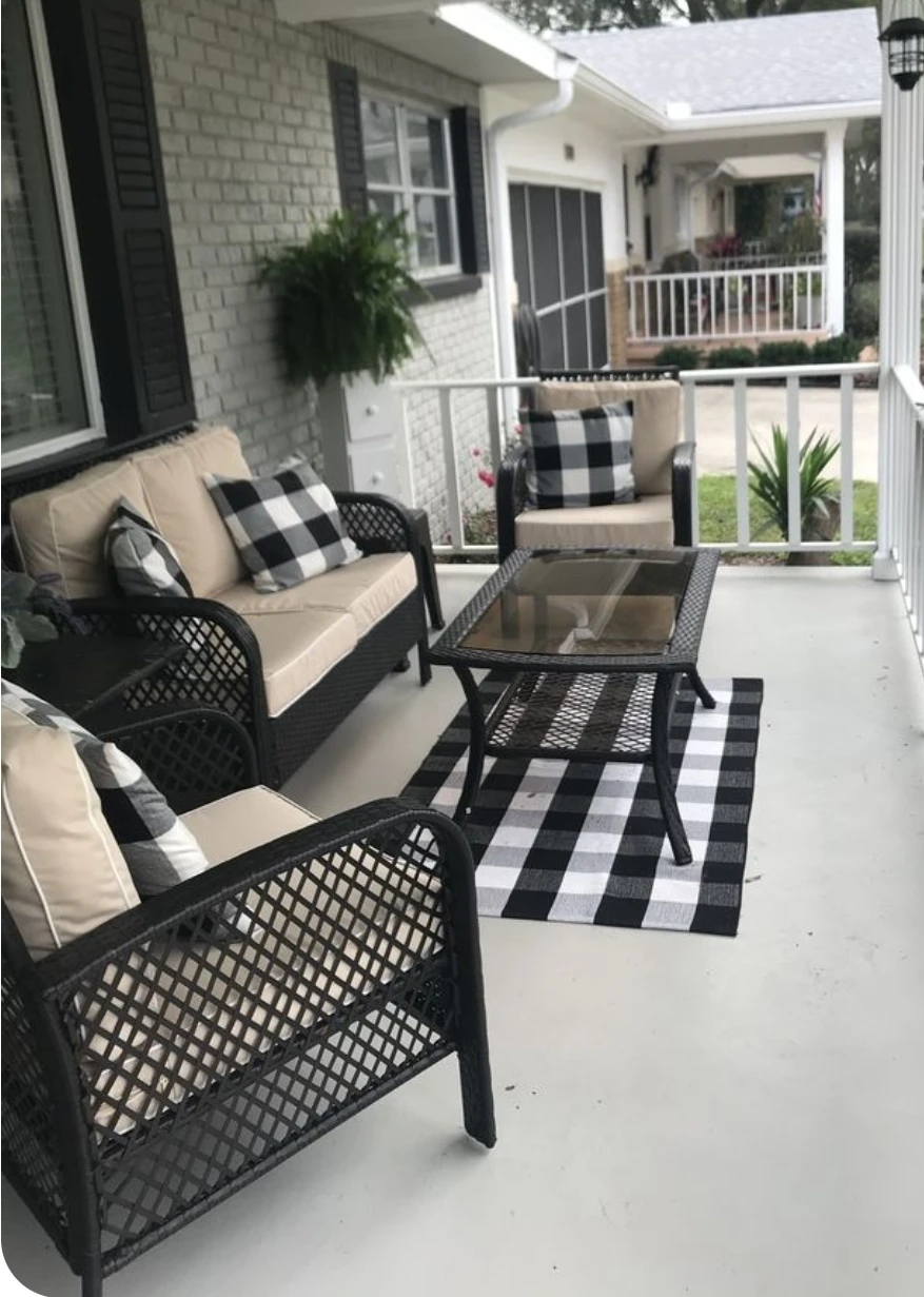 Patio set no cushion