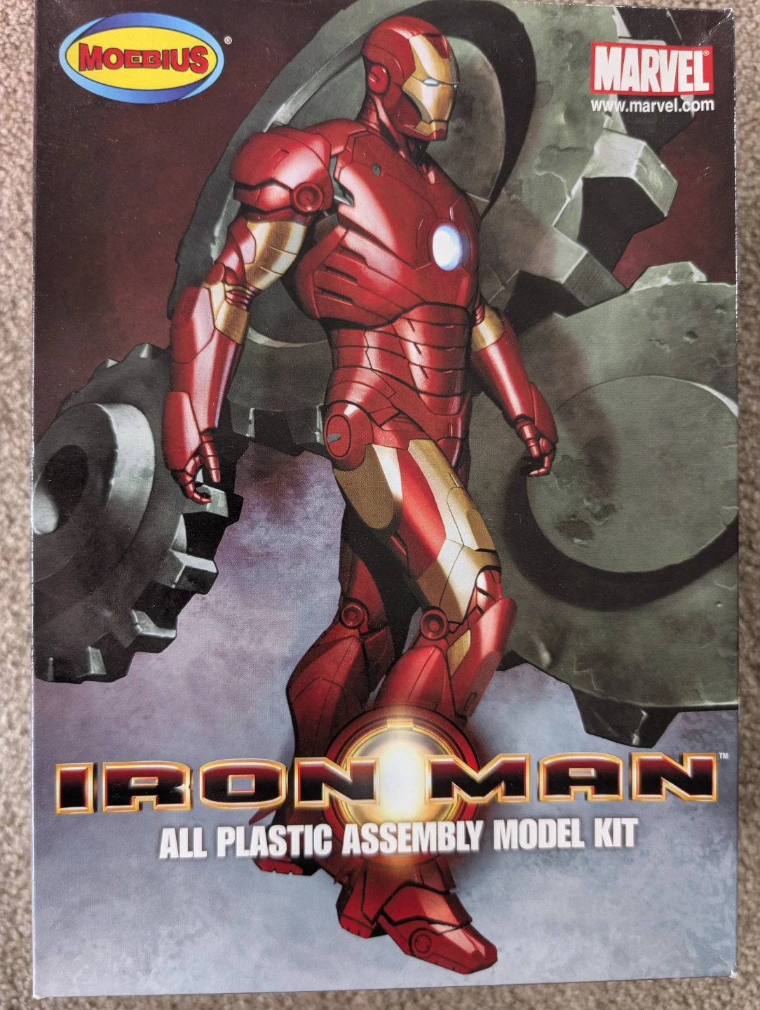 Moebius Iron Man All Plastic Assembly Model Kit